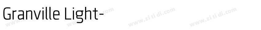Granville Light字体转换